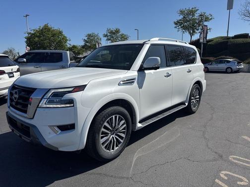 Aspen White Tricoat 2024 Nissan Armada SL 2WD