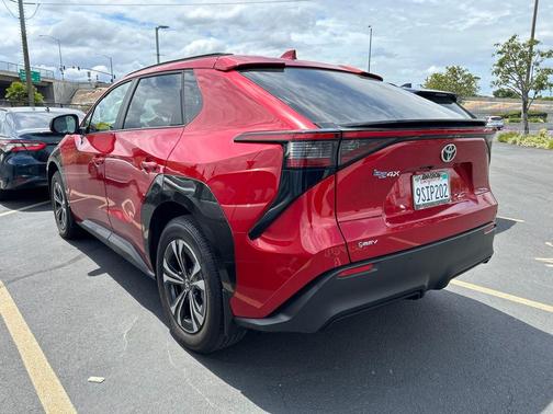 Supersonic Red 2025 Toyota bZ4X XLE