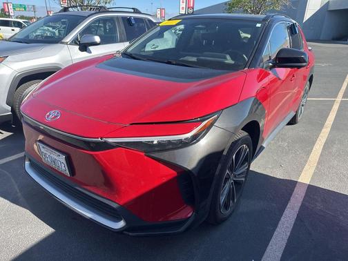 Supersonic Red w/Black Roof 2023 Toyota bZ4X Limited