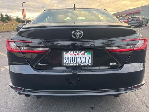 Midnight Black Metallic 2025 Toyota Camry SE