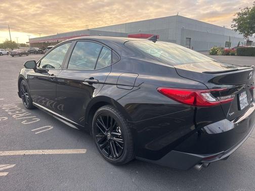 Midnight Black Metallic 2025 Toyota Camry SE