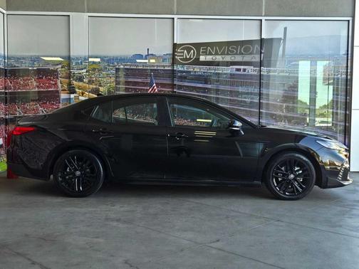 Midnight Black Metallic 2025 Toyota Camry SE
