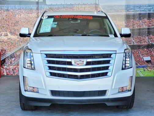 Crystal White Tricoat 2017 Cadillac Escalade Premium Luxury