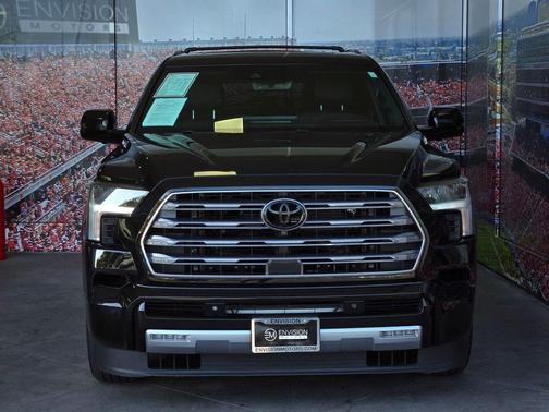 Midnight Black Metallic 2025 Toyota Sequoia Limited