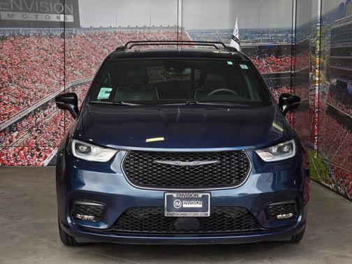 Fathom Blue Pearlcoat 2024 Chrysler Pacifica Hybrid Premium S Appearance Pkg