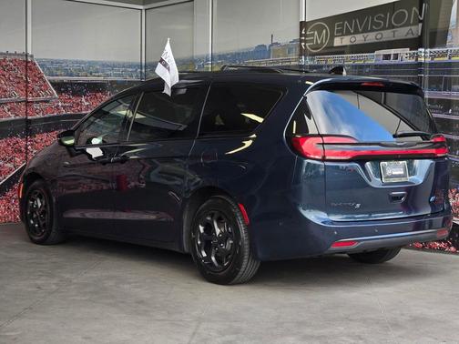 Fathom Blue Pearlcoat 2024 Chrysler Pacifica Hybrid Premium S Appearance Pkg