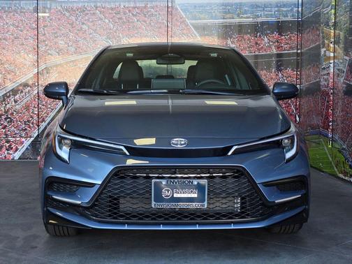 Celestite/Midnight Black Metallic 2026 Toyota Corolla XSE