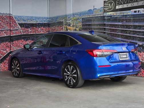 Aegean Blue Metallic 2022 Honda Civic EX