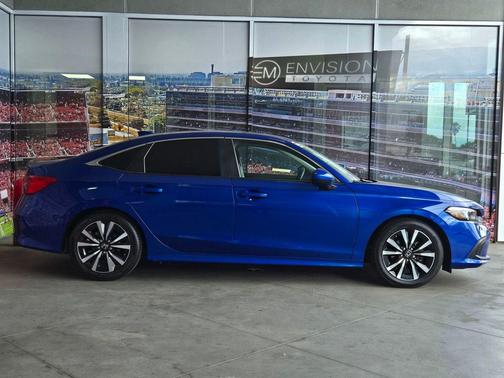 Aegean Blue Metallic 2022 Honda Civic EX