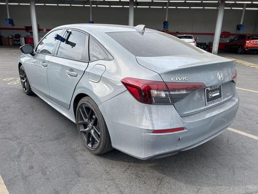 Gray 2025 Honda Civic Hybrid Sport