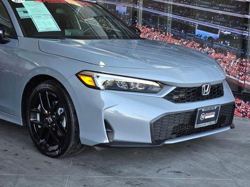 Gray 2025 Honda Civic Hybrid Sport