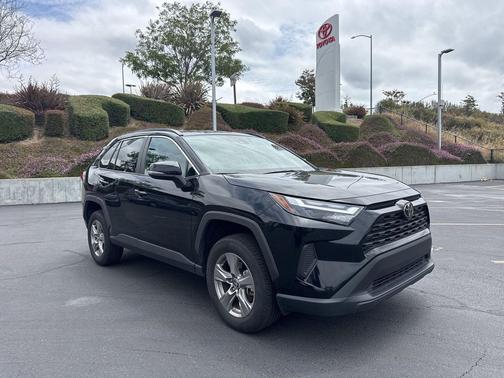 Midnight Black Metallic 2025 Toyota RAV4 XLE