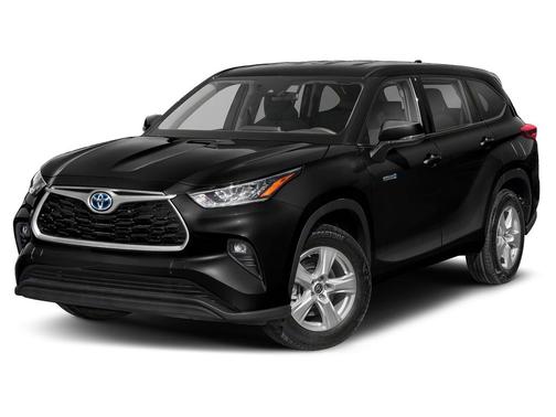 Midnight Black Metallic 2021 Toyota Highlander Hybrid XLE