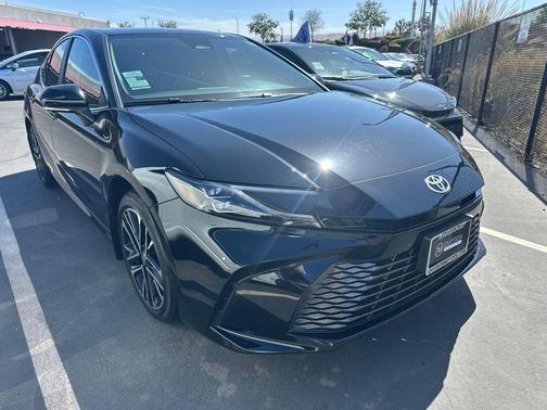 Midnight Black Metallic 2025 Toyota Camry XLE