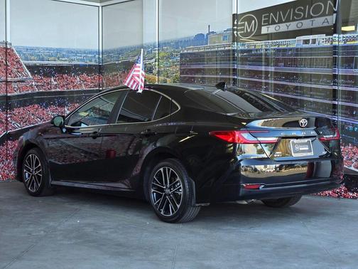 Midnight Black Metallic 2025 Toyota Camry XLE