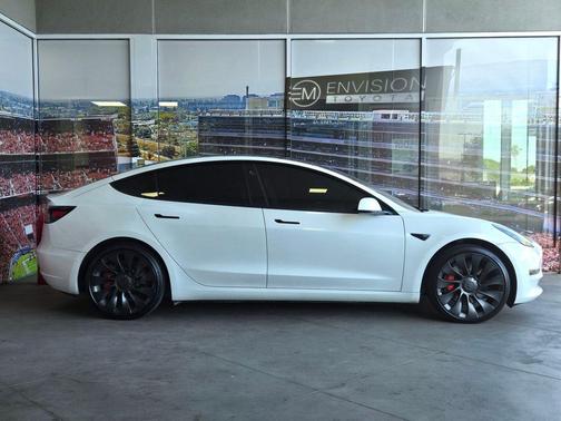 White 2022 Tesla Model 3 Performance