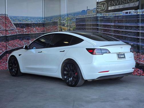 White 2022 Tesla Model 3 Performance