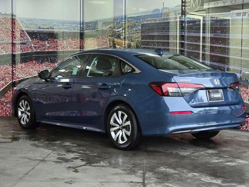 Blue 2025 Honda Civic LX