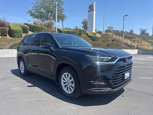Midnight Black Metallic 2024 Toyota Grand Highlander XLE