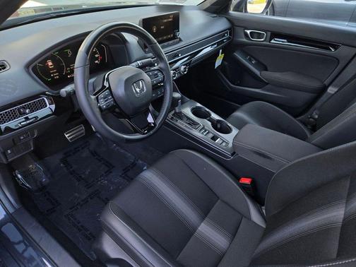 Sonic Gray Pearl 2025 Honda Civic Hybrid Sport