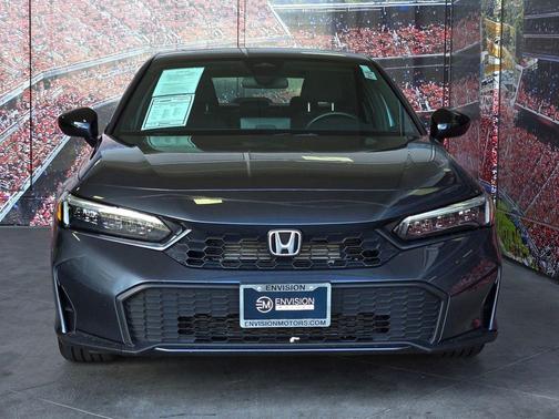 Sonic Gray Pearl 2025 Honda Civic Hybrid Sport