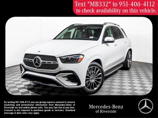 Polar White 2026 Mercedes-Benz GLE 450 4MATIC