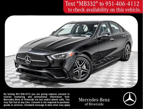 Black 2026 Mercedes-Benz C-Class C 300 4MATIC