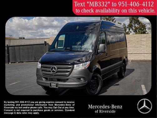 Jet Black 2026 Mercedes-Benz Sprinter 2500 High Roof