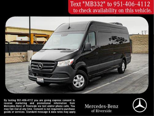 Jet Black 2024 Mercedes-Benz Sprinter 2500 High Roof