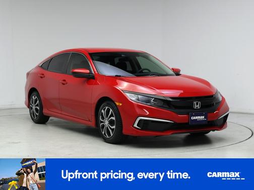 Red 2019 Honda Civic LX