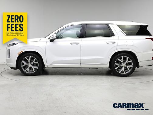 White 2021 Hyundai PALISADE Limited