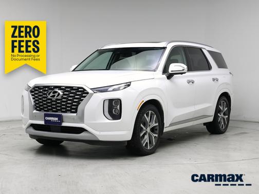 White 2021 Hyundai PALISADE Limited