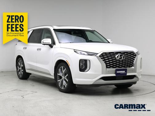 White 2021 Hyundai PALISADE Limited