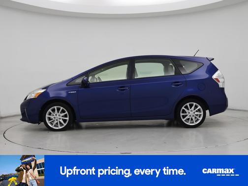 Blue 2014 Toyota Prius v Five