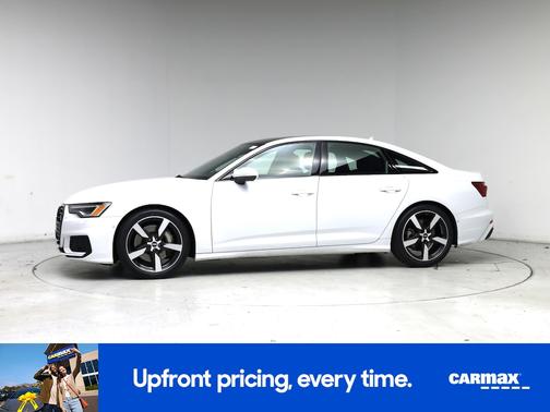 White 2021 Audi A6 Premium Plus