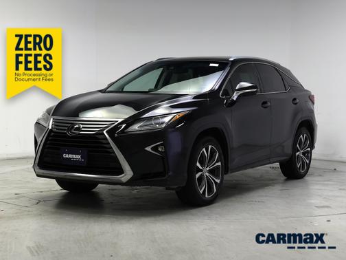 Black 2017 Lexus RX 350