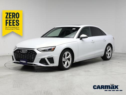 White 2022 Audi S4 Premium Plus