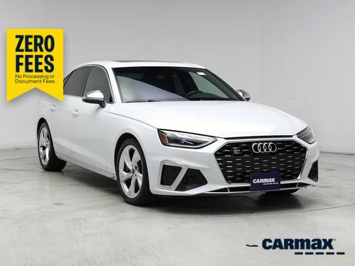 White 2022 Audi S4 Premium Plus