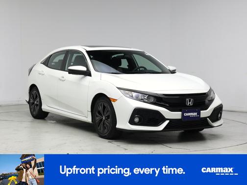 White 2018 Honda Civic EX