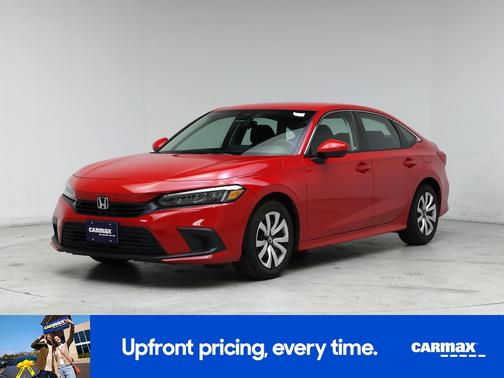 Red 2022 Honda Civic LX