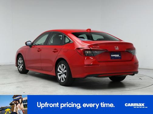 Red 2022 Honda Civic LX