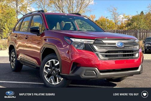 Crimson Red Pearl 2026 Subaru Forester Base