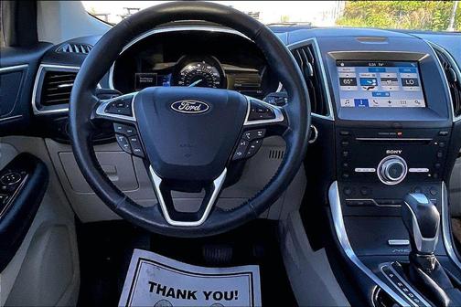 Blue Jeans Metallic 2017 Ford Edge Titanium