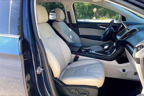 Blue Jeans Metallic 2017 Ford Edge Titanium