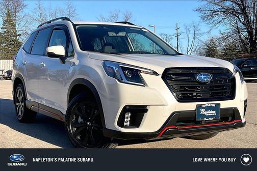 Crystal White Pearl 2022 Subaru Forester Sport