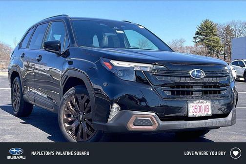 Crystal Black Silica 2025 Subaru Forester Sport