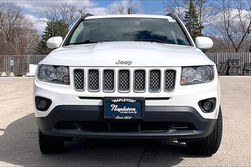 Bright White Clearcoat 2016 Jeep Compass Latitude