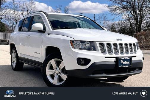 Bright White Clearcoat 2016 Jeep Compass Latitude