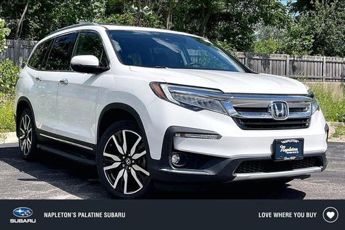 Platinum White Pearl 2021 Honda Pilot Touring 8-Passenger