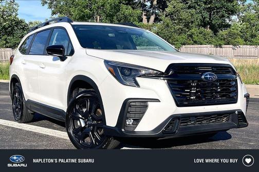 Crystal White Pearl 2025 Subaru Ascent Onyx Edition 7-Passenger